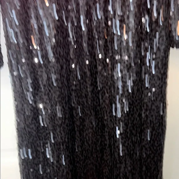 Sincerely Jules Black Sequin Coat - Picture 13 of 16